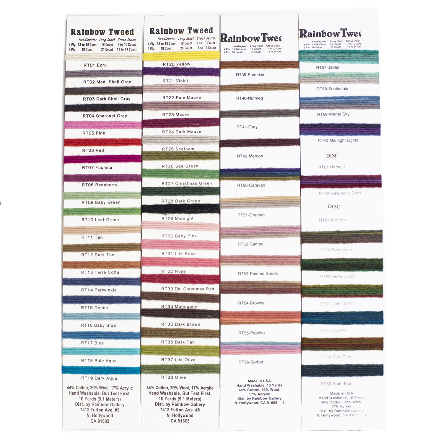 Rainbow Gallery - Rainbow Linen Needlepoint Thread (2451) - The
